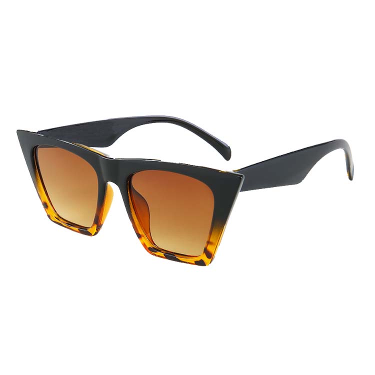 Twooo 113003 New Fashion Square Colorful Plastic Frame Women Sunglasses 2022
