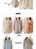 Summer Cotton Linen Casual Women's Blouse - Lightweight, Loose, and Slimming Seven-Sleeve Sunscreen Top