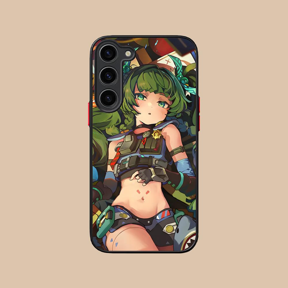 Zenless Zone Zero QingYi Phone Case for Samsung Galaxy S25 S24 S23 S22 S21 Plus FE Ultra Colorful Silicone Cover Luxury Cover