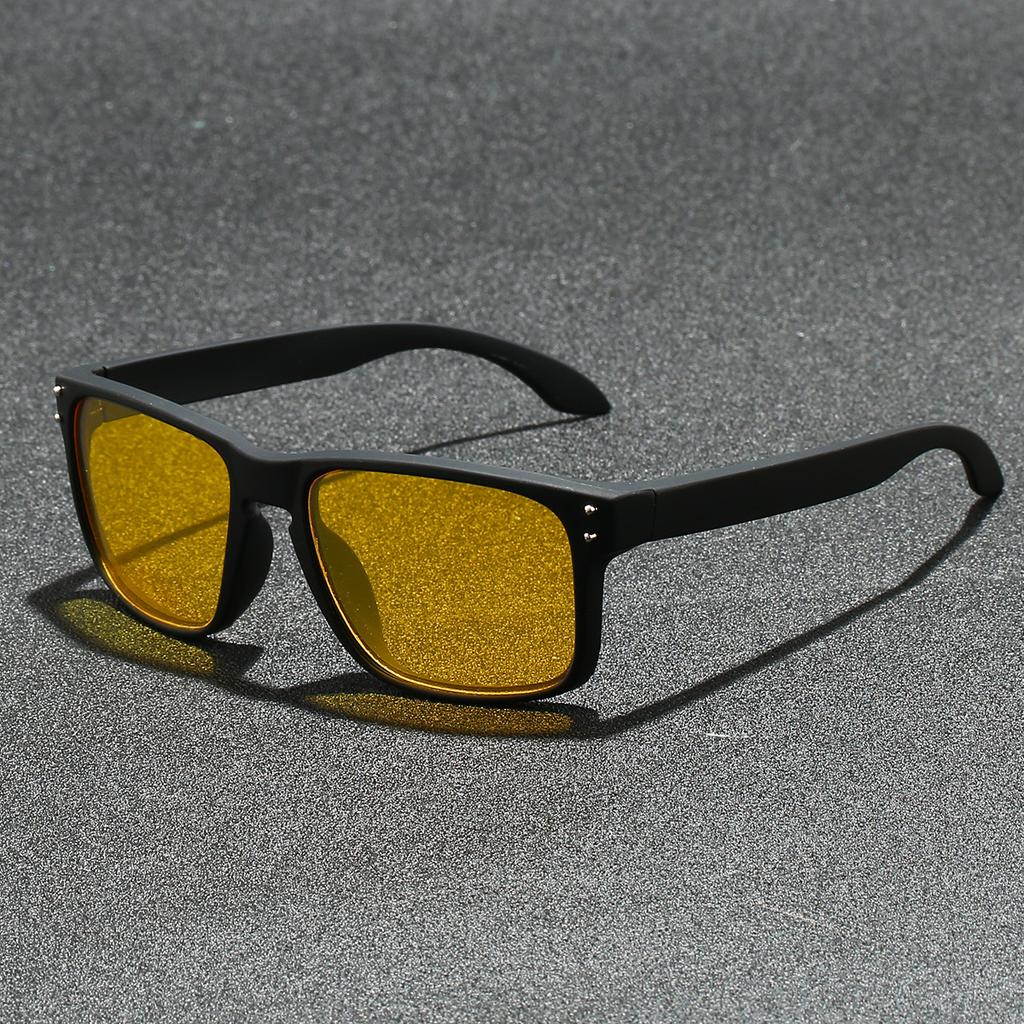 3Pcs Fashion Vintage Square Sunglasses Men Women Fishing Driving Man Luxury Brand Designer Sun Glasses Anti-Glare Retro Eyewear