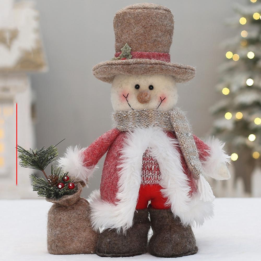Festival Santa Claus Doll Decor Elk Deer Merry Christmas Decorations  New Year Gifts