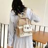 Schoolbag Korean Version Japanese Simple Small Fresh Lightweight Versatile Backpack Girl Heart Small Schoolbag Junior High School Student Backpack