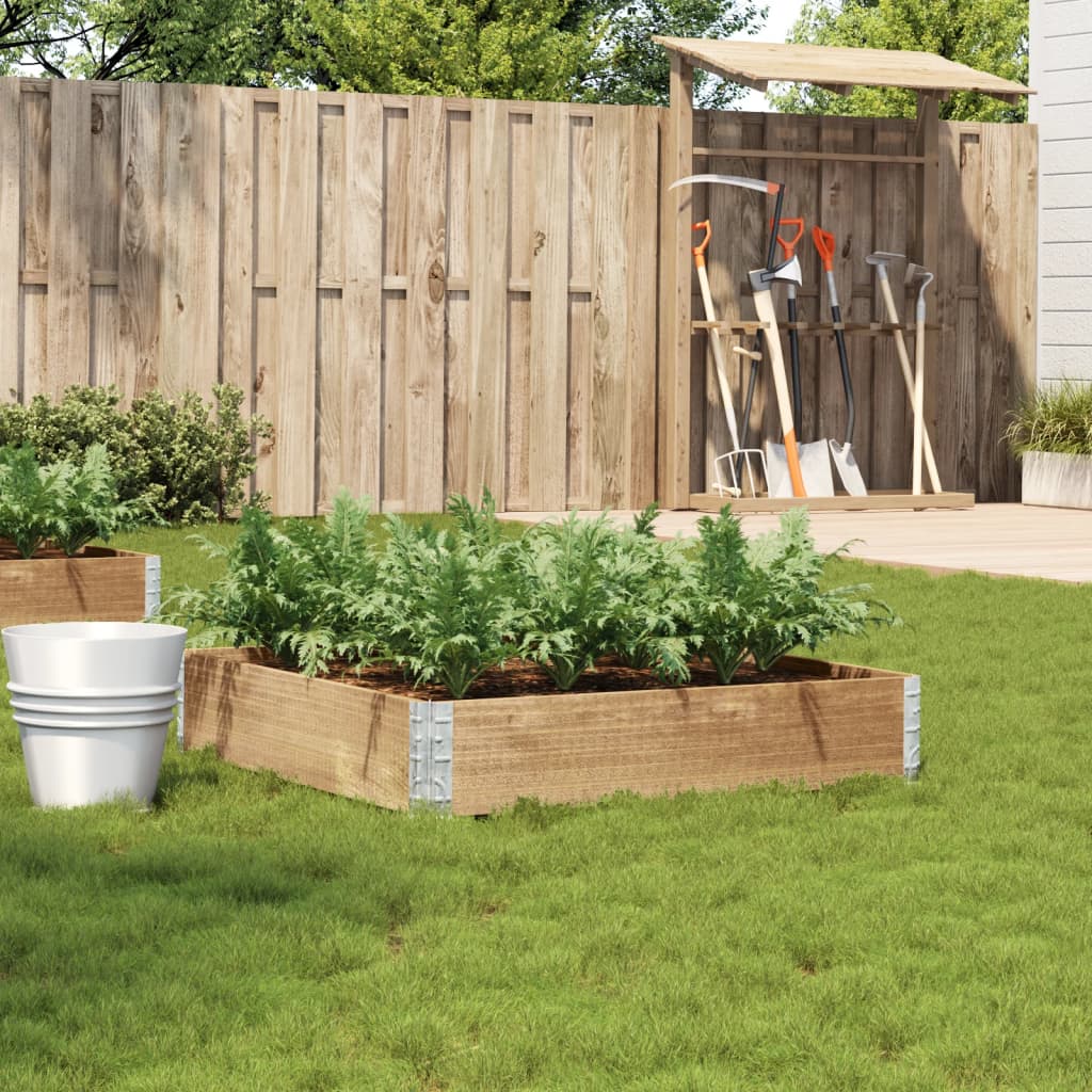 Plant Box 100x100 cm Solid Pine Wood