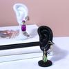 Elegant Earring Display Stand Jewelry Organizer Rack Simulated Ear Shaped Ear Rings Presentation Stand Earwear Holder