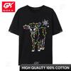 Cow Christmas TShirt Camisas Unisex Print Cotton Harajuku Shirt Camisa Short Sleeve Unisex Tshirts Autumn Top TShirt Crew Neck