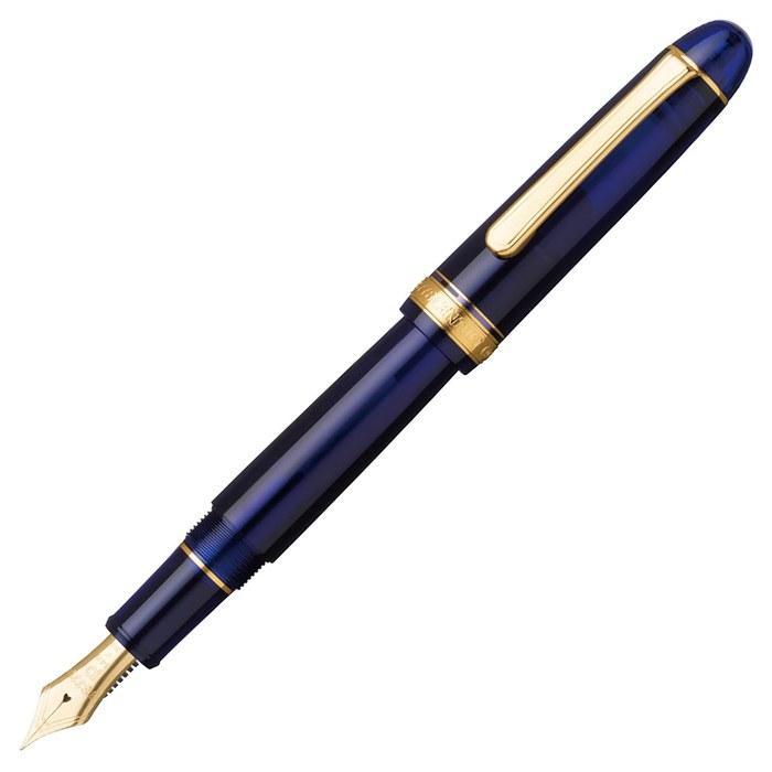 Platinum Pen Fountain Pen EF Extra Fine Nib Chartreuse Blue #3776 Century PNB-15000 51-1