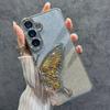 Quicksand Butterfly Suitable for Samsung S24 Ultra Gradient Glitter Powder Mobile Case S24 Luxury S24plus Protective Case Trendy