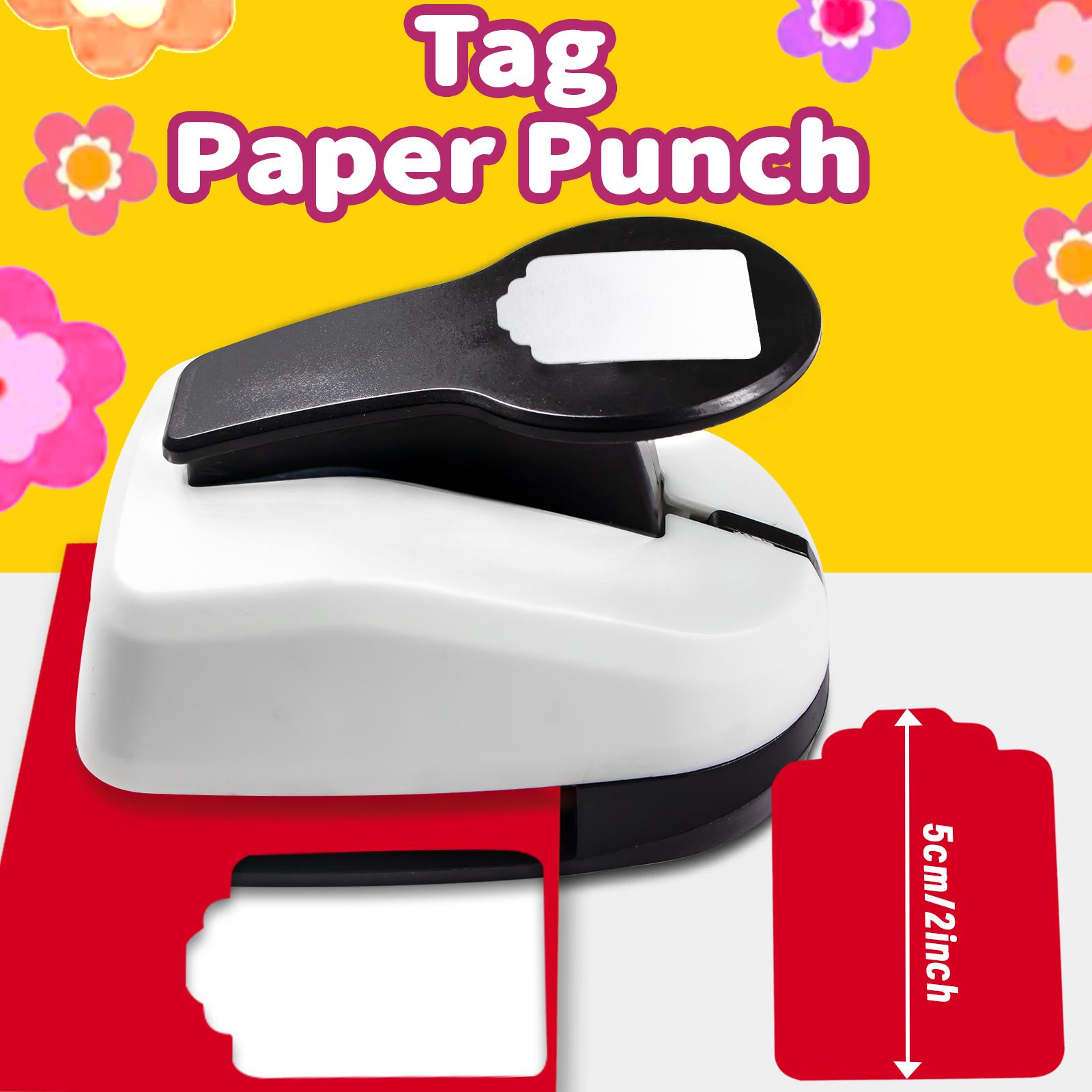 

Craft Hole Punch Puncher Tag Tab Punch Puncher Hole Paper Cutter Label 2 inches 1 чёрный