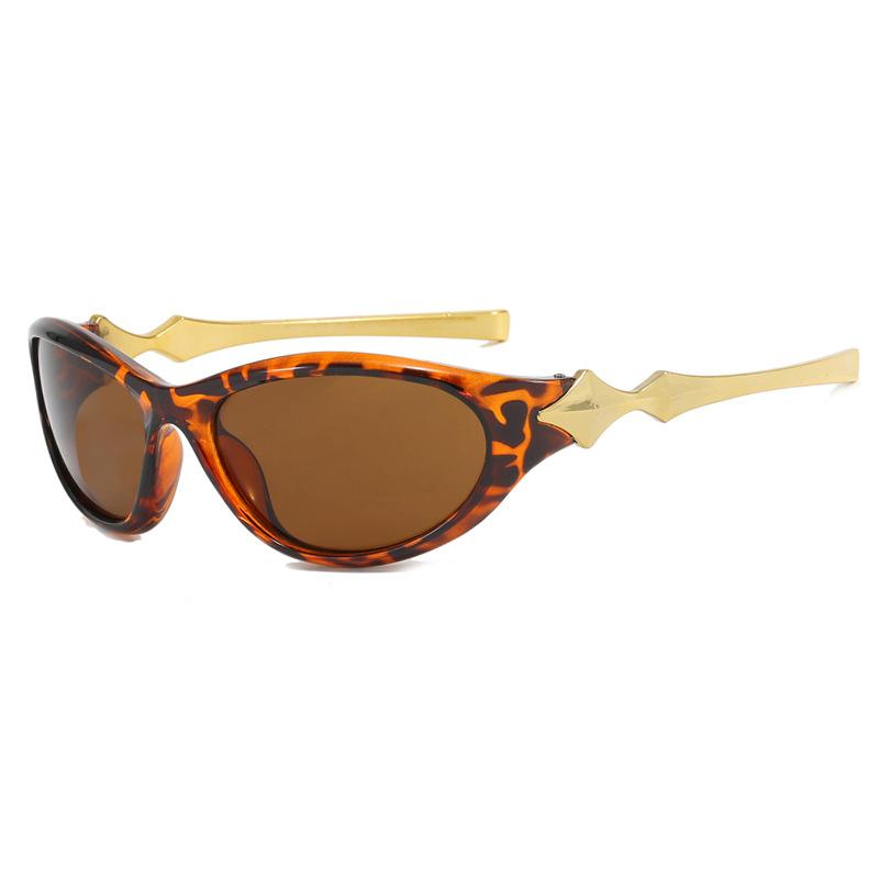 Women's Glasses Sun Protection UV Protection Fashion Personality XINGX Y2g Cyberpunk Street Shooting Catwalk Concave Sunglasses