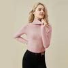Women's Winter High Collar Elastic Turtleneck Sweater Tops Blouse Undershirts Long Sleeve T-Shirts For Women Thermals Pullovers Formal Clothes