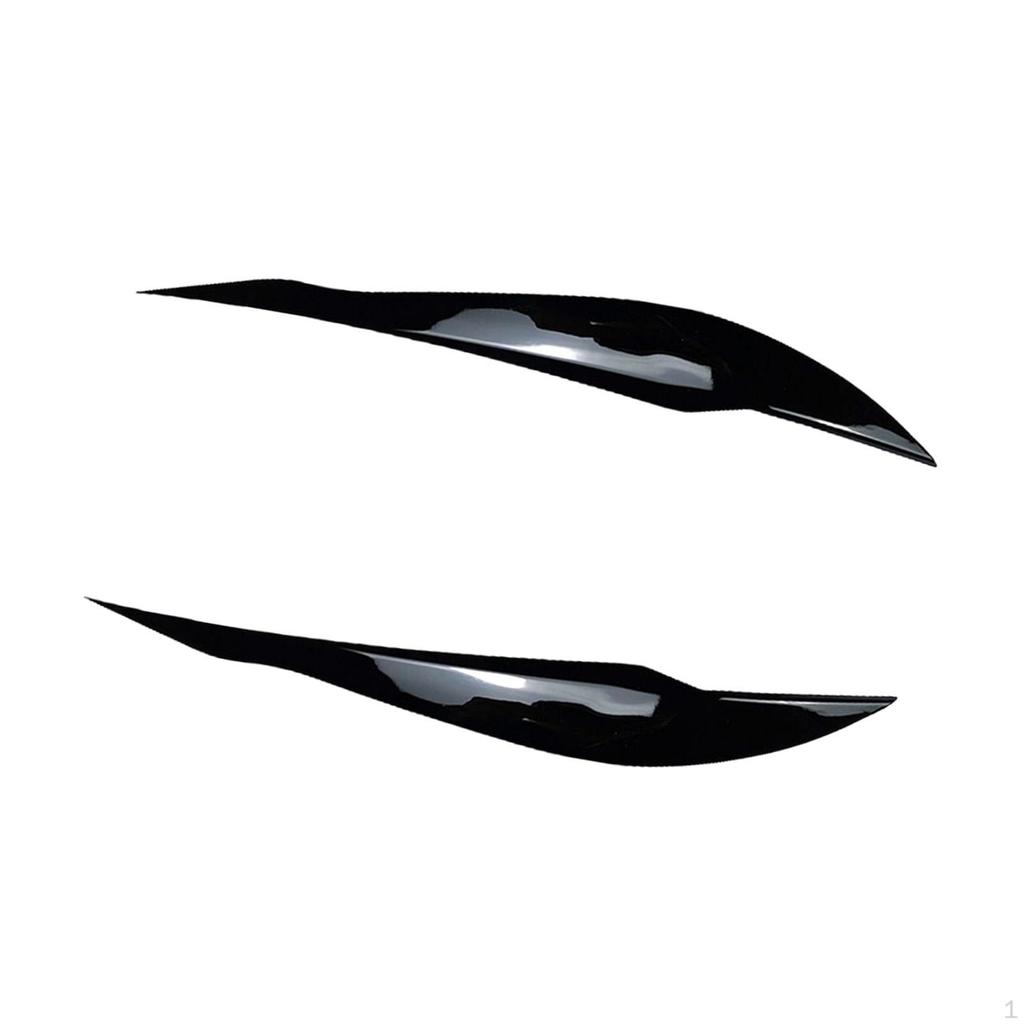 2 Pieces Auto Headlight Eyebrow Eyelid Cover Trim for 3 Series F30 F31 318i 320i High Quality