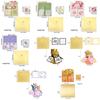 Creative paper 3D Pops-up Bouquet Floral Box Bouquet Flower Greeting Card Folding Postcard Birthday Wedding