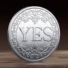 1pz Moneta Decisionale SI/NO Medaglia Commemorativa Moneta Portafortuna Gioco & Intrattenimento Oggetto di Scena Moneta Creativa Regalo Artigianato Metallico