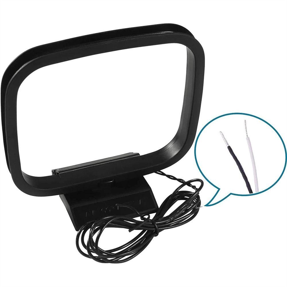 Av Audio 2 Pin Bare Wire Home Stereo Receiver Fm Radio Loop Am Loop Antenna Radio Signal Receiving