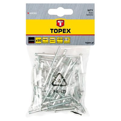 Aluminum Rivets 3.2 X 8 Mm, 50 Pcs.