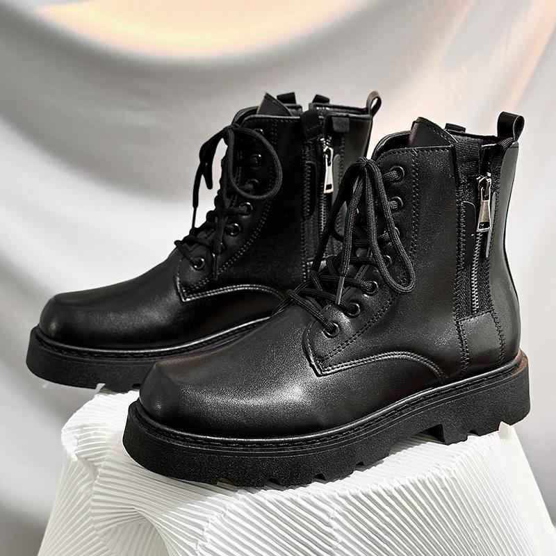 Martin boots men's boots locomotive boots high-top leather boots autumn and winter new boots boots large size tooling shoes