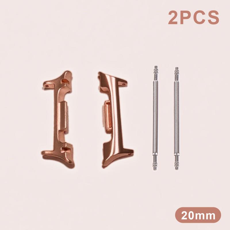 1 pár adaptérů pro Galaxy Watch 8 Classic nerezový řemínek konektor pro Galaxy Watch 20/22/24mm kovové adaptéry