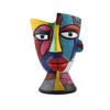 Colorful Abstract Face Flower Pot Creative Home Desktop Planter Decor Hot Sale