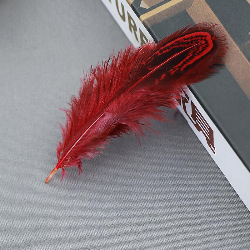 Natural Feather Diy Feather Dachang Feather Pheasant Hair Headdress Accessories Clothing Accessories 5-8Cm Colored Feather