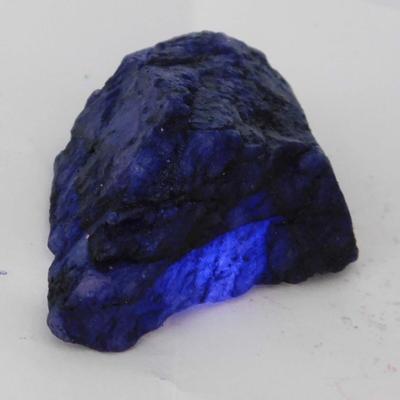 298.30 Ct Natural Sapphire Huge Rough Earth Mined Certified Blue Loose Gemstone.
