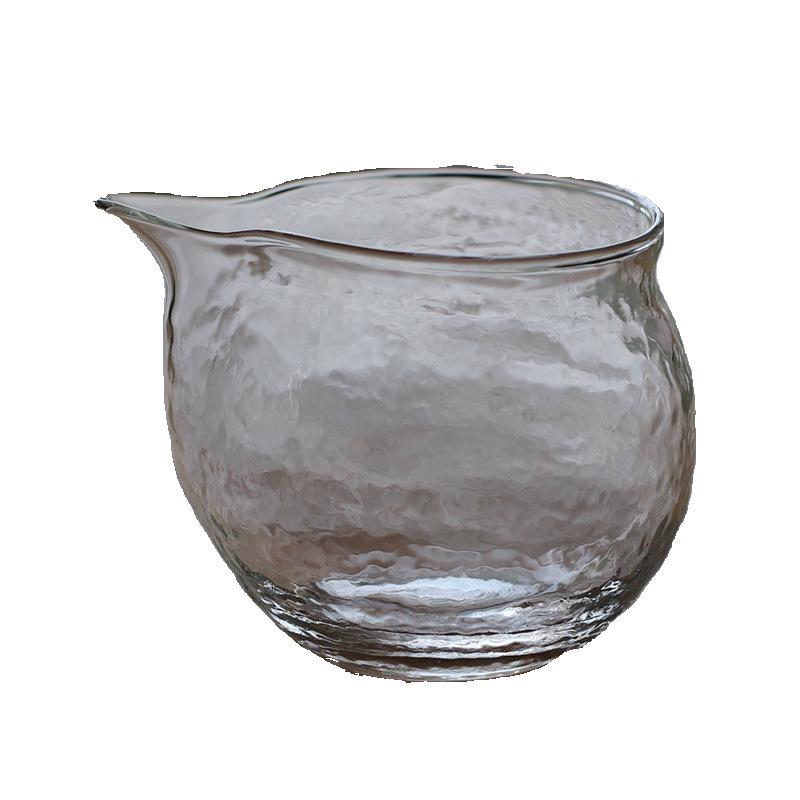 

Japanese Style 250ml Irregular Hammer Pattern Glass Fair Cup Tea Pitcher Chahai Tea Cups Kungfu Tea Set Accessories 250ml чистый