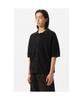 Customellow Black Mesh Half Sleeve Cardigan_Cwwam25312Bkx