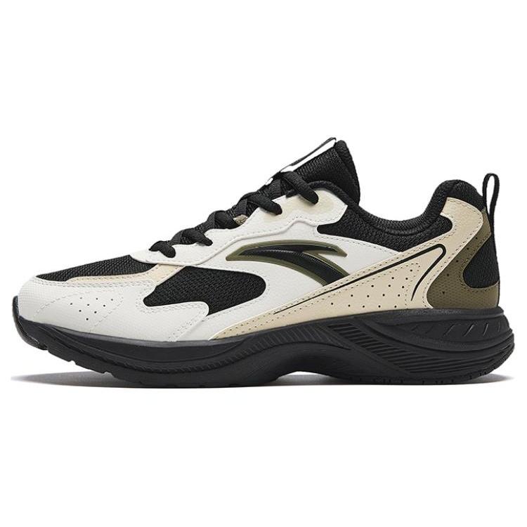 (WMNS) ANTA Running Series Sneakers  White Black Olive  Women s 922345595-2 EU 36