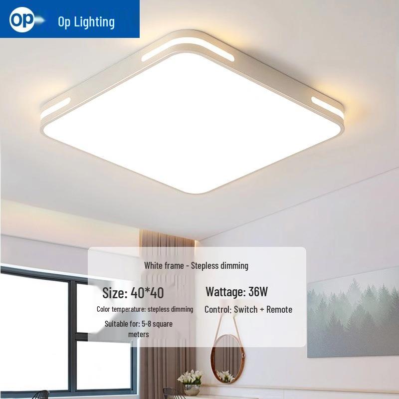 Ultra-Thin Minimalist LED Ceiling Light for Living Room, Dining Room, Bedroom - Modern Whole House Lighting Package