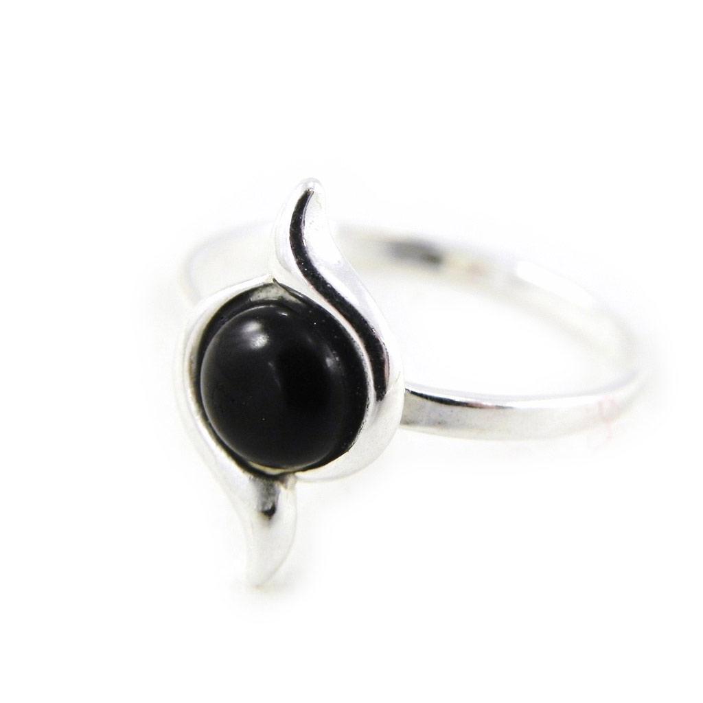 

Серебряное кольцо Jeet Black Goddess серебристо-черное (родиевое покрытие) - 15х8 мм