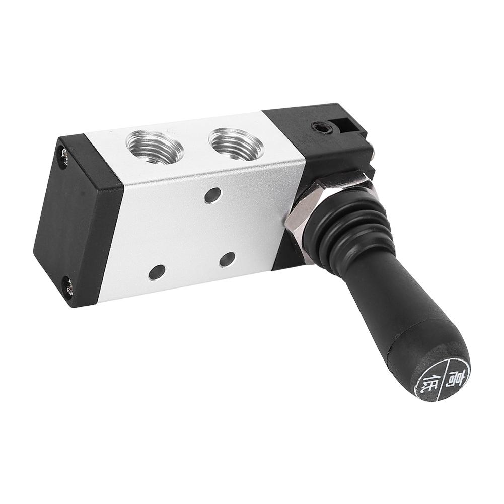 Two Position Five Way Lever Valve Aluminum Alloy Mechanical Valve 4H21006G 4H21008G(G 14  Inch )