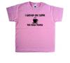 I Would Like Some Tea Now Please Pink Kids T-Shirt