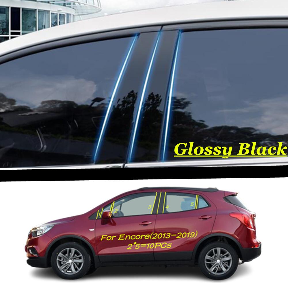 For Buick Encore(2013-2024)/Encore GX(-2024) Car PC Material Pillar Post Cover Door Trim Window Molding Sticker Stick Plate