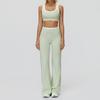 Completo da Yoga da Donna Transfrontaliero: Color Block Nude Feel, Vita Alta Costolata, Abbigliamento Sportivo Fitness Versatile