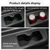For Hyundai Santa Fe 6/7 Seats 2024-2026 (3 Row Only) Door Side Cup Holder Insert Cup Box Shock-Absorbing Storage TPE Tidying