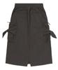 Bbc Earth Rough Ribbon Skirt Charcoal