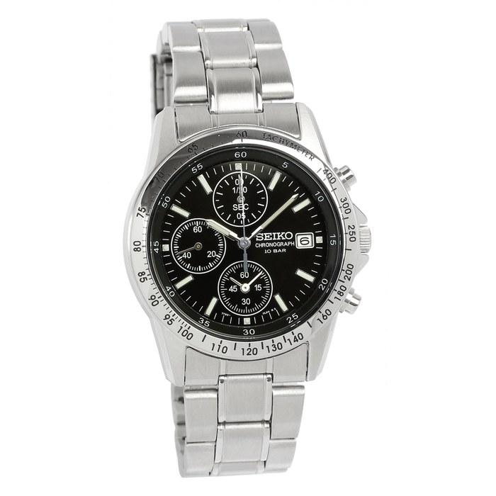 Seiko Spirit SBTQ041 Chronograph Watch, 100m Water Resistant, Quartz, Lumibrite, Men s