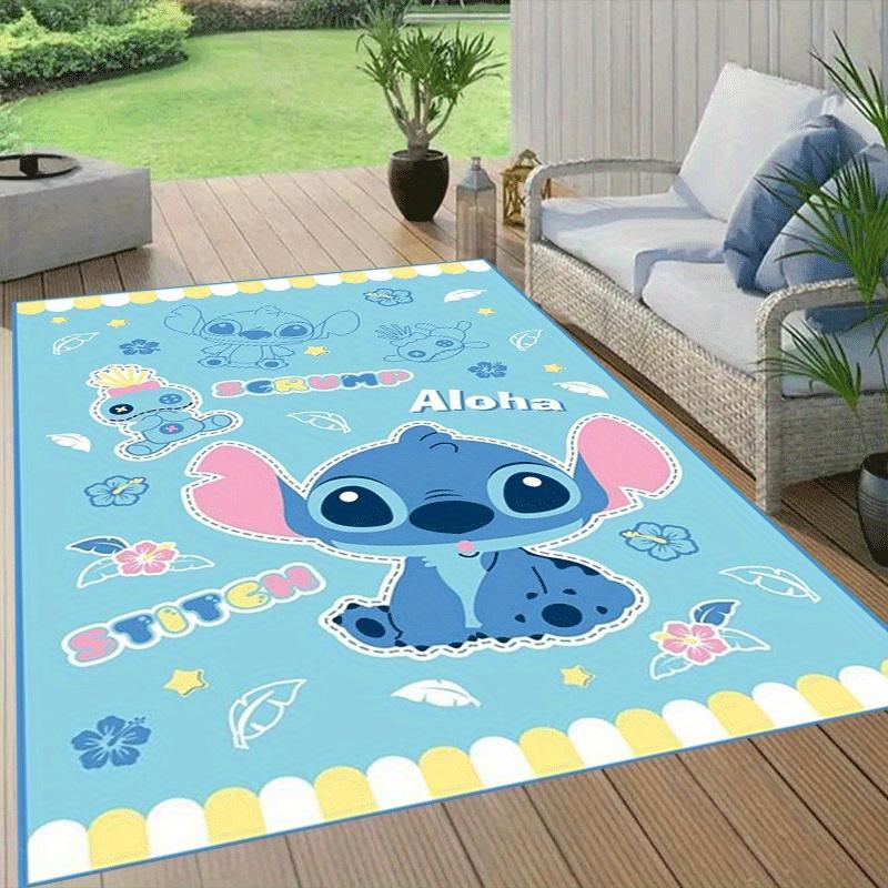 1pc Stitch Pattern Area Rug Soft Flannel Floor Mat for Living Room,Office,Bedroom and Carpet,Sofa Coffee Table Floor Mat