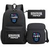 Stranger Things Star Printing Teen Student School Bag Three-Piece Men'S And Women'S Backpack