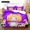 Cartoon Foxy Boxy Lanky-box 3D NEW Duvet Cover Pillowcase Bedding Set Adult Girl Bedroom Decoration Children Single Double Large
