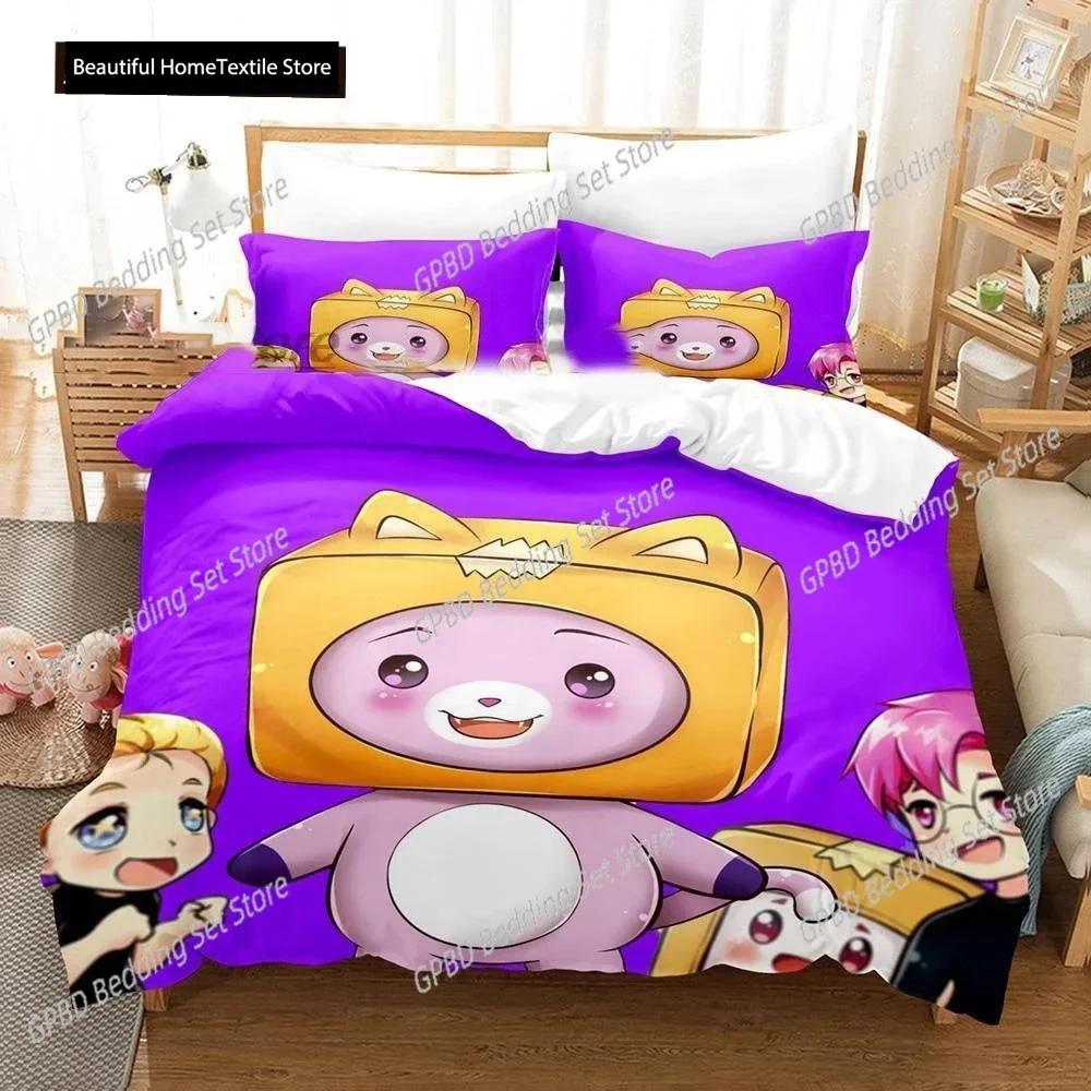 Cartoon Foxy Boxy Lanky-box 3D NEW Duvet Cover Pillowcase Bedding Set Adult Girl Bedroom Decoration Children Single Double Large