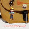 Cute Engineer, 2D Flat Acrylic, Pendant, Suitable for Backpack, Keychain, Gifts, Christmas, Halloween