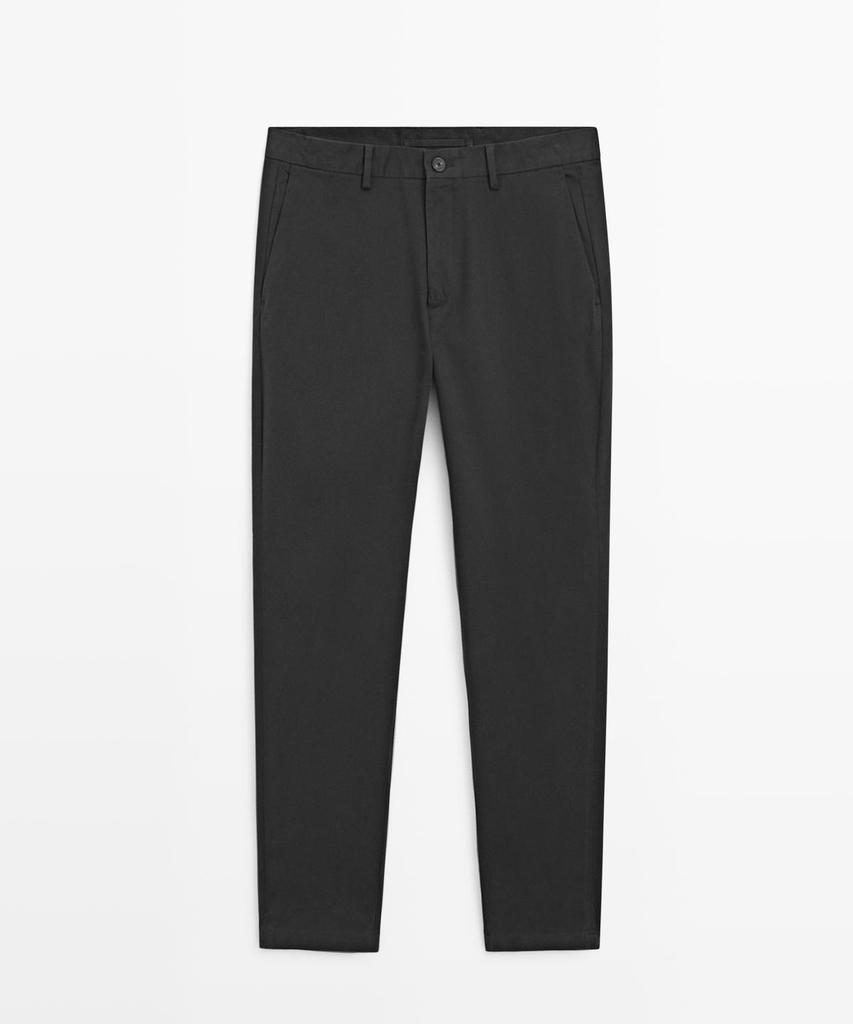 Masimodutti Cotton Slim Fit Pants
