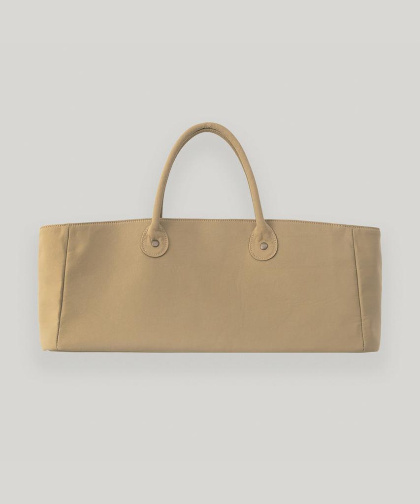 Ubeige Nylon Patch Tote Bag (Beige)