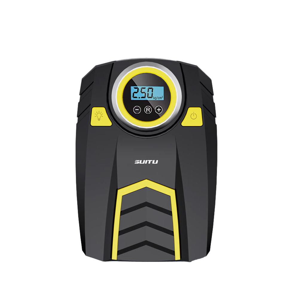 Portable Automobile Air Compressor Digital Tire Inflation Pump LED Lamp Tire Compression Pump Compressor For Car Motorcy