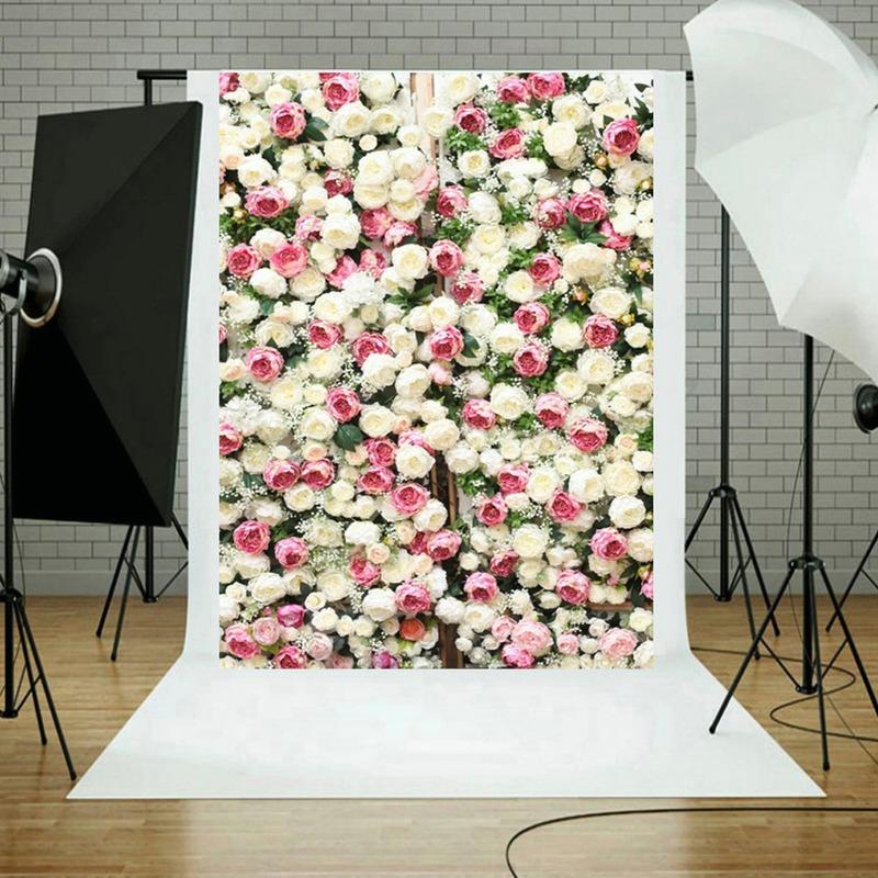 Temă florală Fundal pentru fotografie cu flori Studio Recuzită foto Fundal pentru petrecerea de nuntă