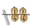 Professional Small Mouthpiece Set - Gold Plated 4 Head with 3C, 5C, 7C, and 1-1/2C Sizes