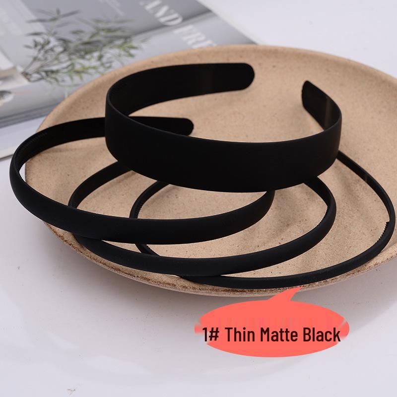 

Матовая повязка для волос цвета Моранди для умывания и макияжа