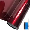 LZLRUN Premium Gloss Liquid Metal Red Vinyl Wrap Sticker for
