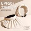 Women's UV Protection Sun Hat with Shell Headband, Large Brim, Foldable, Open-Top Design, Upgraded Sun Protection