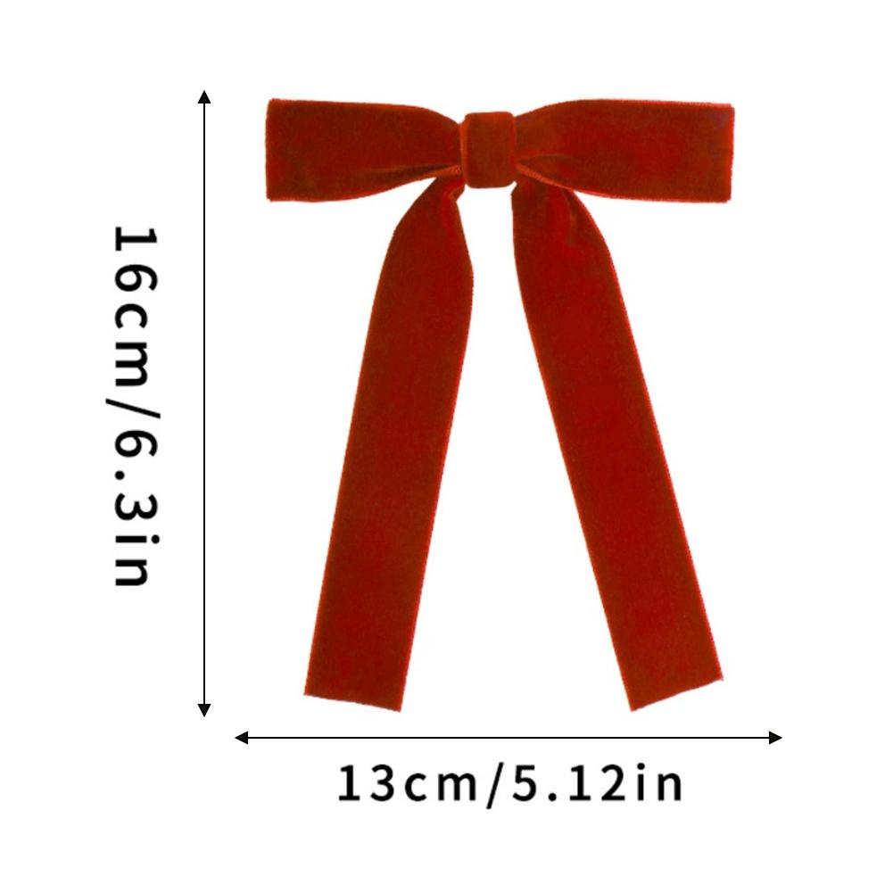 Elegant Bows For Holiday Decor Christmas Velvet Christmas Bows DIY Crafting Effortless Installation Reusable Bows